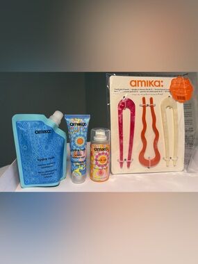 New,unused & authentic amika Hair Kit set